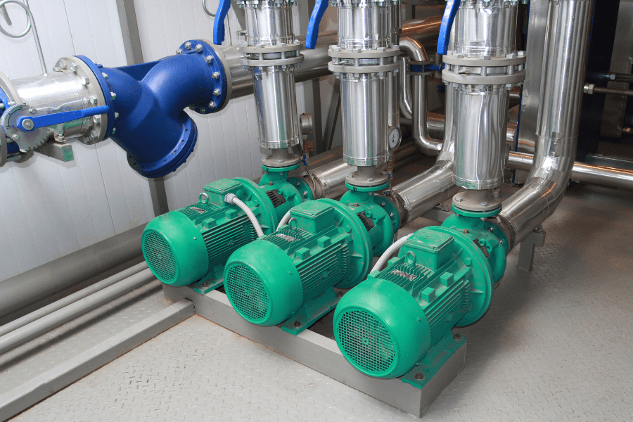 Water pressure booster pumps