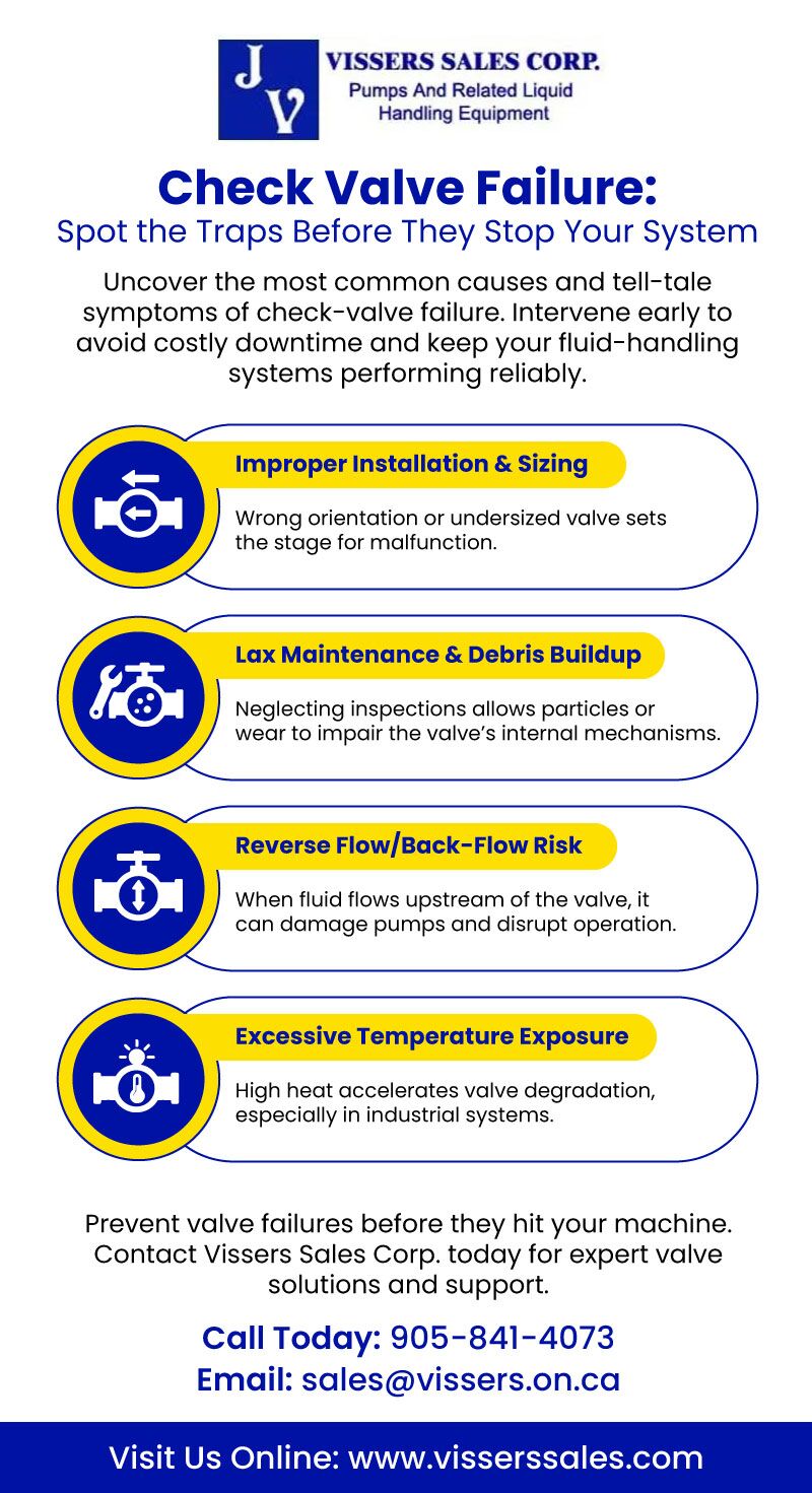 Check Valve Failure: Spot the Traps Before They Stop Your System